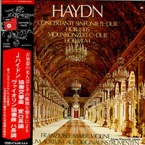 COLLEGIUM AUREUM haydn; concertante sinfonie b-dur ULX-3101-H