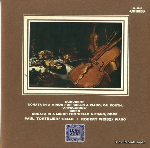 TORTELIER, PAUL schubert; sonata in a minor "arpeggione" AA-9265