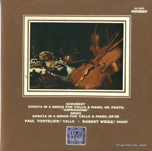 TORTELIER, PAUL schubert; sonata in a minor "arpeggione" AA-9265