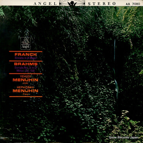 MENUHIN, YEHUDI franck; violin sonata in a major AA7080