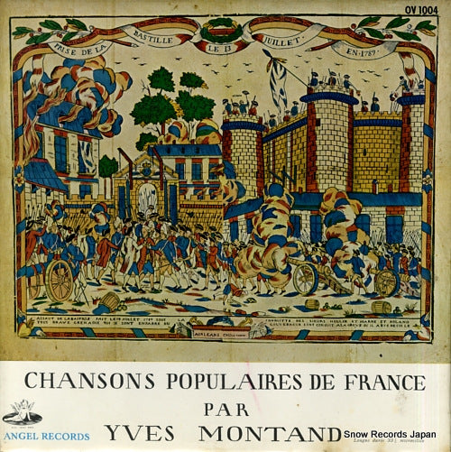 MONTAND, YVES chansons populaires de france OV1004