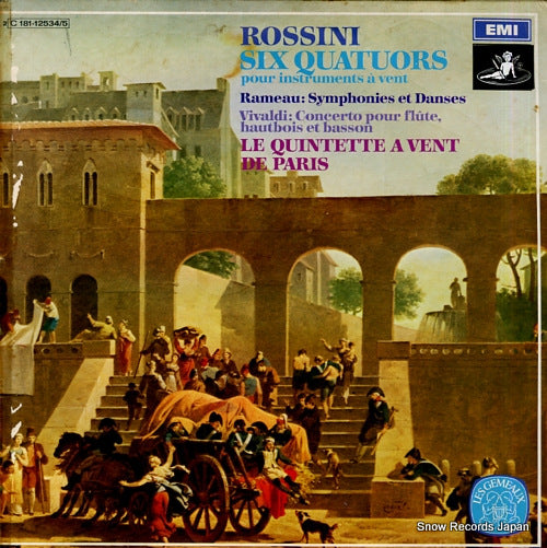 LE QUINTETTE A VENT DE PARIS rossini; six quatuors 2C181-12.534