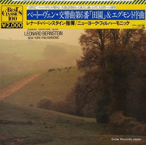BERNSTEIN, LEONARD beethoven; symphony no.6 "pastoral"/egmont overture op.84 20AC1503