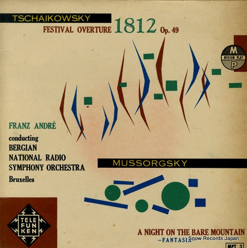 ANDRE, FRANZ tchaikovsky; festival overture 1812 op.49 MPT3