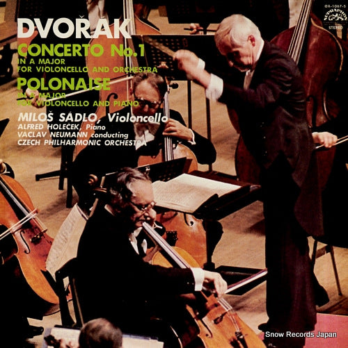 SADLO, MILOS dvorak; concerto no.1 in a minor for violoncello and orchestra OX-1067-S
