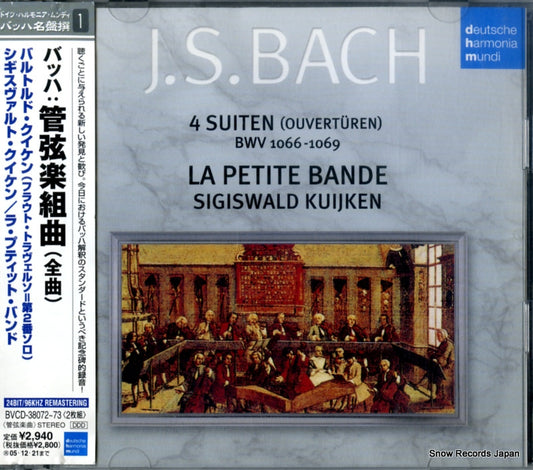 LA PETITE BANDE / SIGISWALD KUIJKEN bach; 4 suiten (ouverturen) BVCD-38072