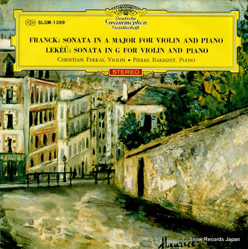 FERRAS, CHRISTIAN franck / lekeu; violin sonatas SLGM-1399
