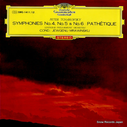 MRAWINSKIJ, JEWGENIJ tchaikovsky; symphonies no.4, 5 & 6 "pathetique" SMG-1411