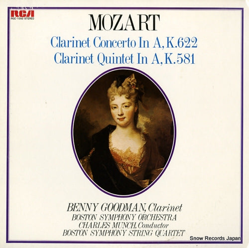 GOODMAN, BENNY mozart; clarinet concerto in a, k.622 RGC-1092