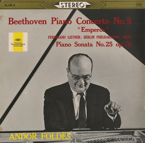 FOLDES, ANDOR beethoven; piano concerto no.5 emperor/piano sonata no.25 op.79 SLGM-8