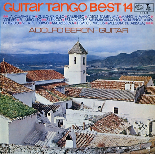 BERON, ADOLFO guitar tango best 14 SH243