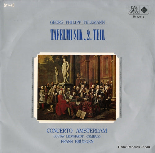 BRUGGEN, FRANS telemann; tafelmusk 2 teil SR-1011-2