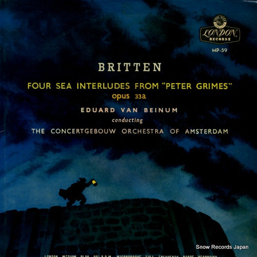 BEINUM, EDUARD VAN britten; four sea interludes from "peter grimes" MP-59
