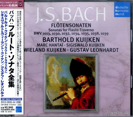 KUIJKEN, BARTHOLD bach; flotensonaten BVCD-38093