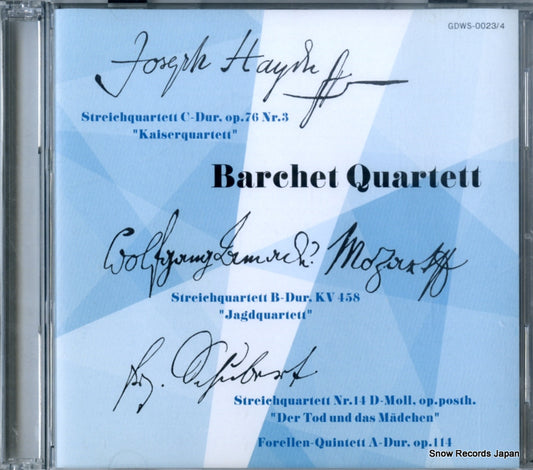 BARCHET QUARTET, THE haydn / mozart / schubert GDWS-0023