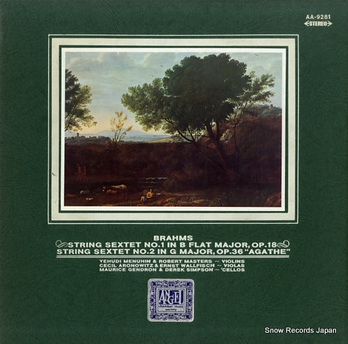 V/A brahms; string sextet no.1 & no.2 agathe AA-9281