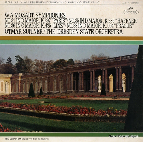 SUITNER, OTMAR mozart; symphonies no.31 in d major, k.297 paris AA-5117-18