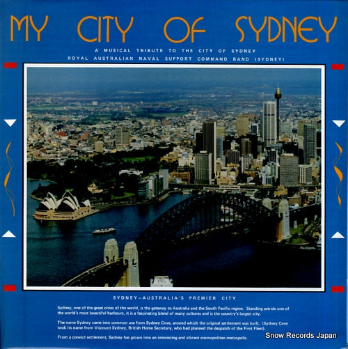 ROYAL AUSTRALIAN NAVAL SUPPORT COMMAND BAND my city of sydney CCS1988