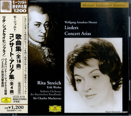 STREICH, RITA mozart; lieders concert arias UCCG-4118