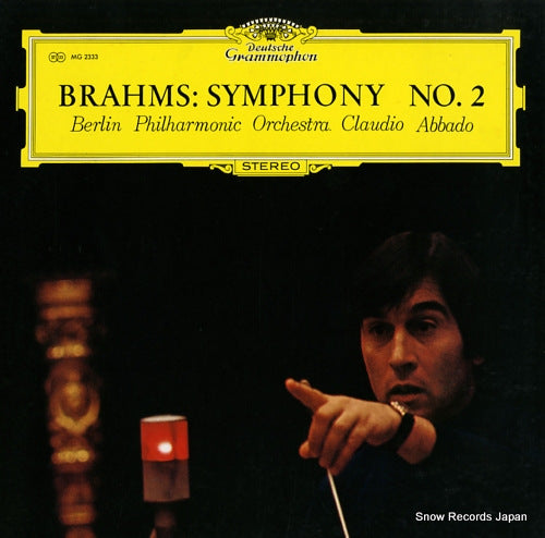 ABBADO, CLAUDIO brahms; symphony no.2 in d major op.73 MG2333