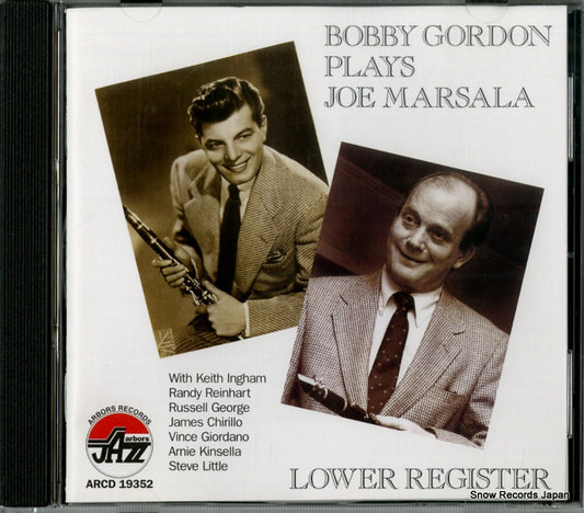 GORDON, BOBBY lower register ARCD19352