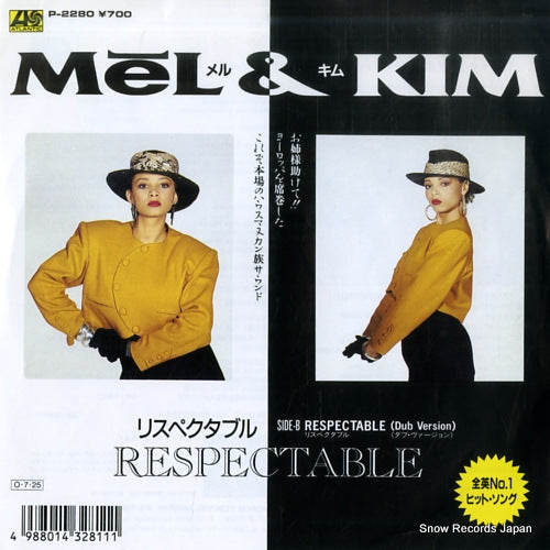 MEL AND KIM respectable P-2280
