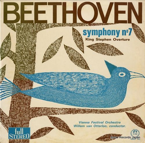 VAN OTTERLOO, WILLEM beethoven; symphony no.7, king stephen overture SM-2283