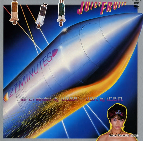 JUICY FRUITS it's 27 minutes' fly u.s.s.a. AF-7130-A
