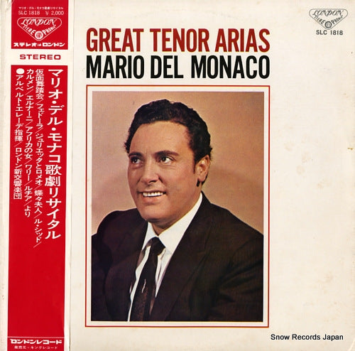 MONACO, MARIO DEL great tenor arias SLC1818