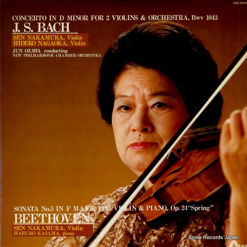 NAKAMURA, SEN bach; concerto in d minor for 2 violins & orchestra AAC0006