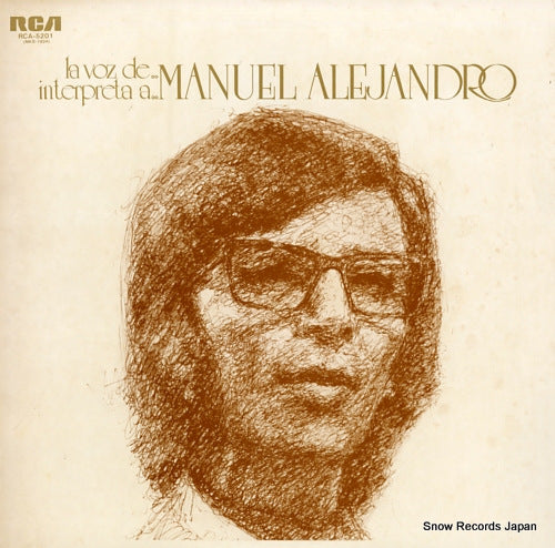 ALEJANDRO, MANUEL la voz de manuel alejandro RCA-5201