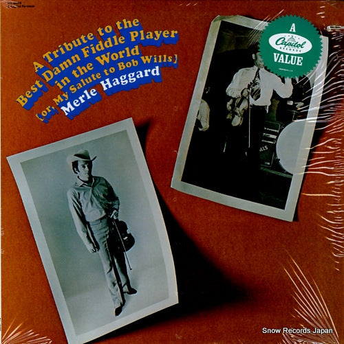 HAGGARD, MERLE a tribute to the best damn fiddle player in the world SN-16279