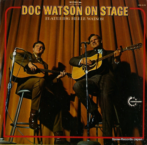 WATSON, DOC, AND MERLE WATSON doc watson on stage VSD.9