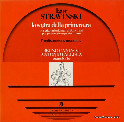 CANINO, BRUNO, AND ANTONIO BALLISTA stravinsky; la sagra della primavera RCL27036