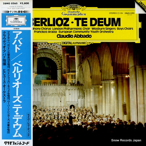 ABBADO, CLAUDIO berlioz; te deum op.22 28MG0265