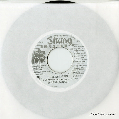 RANKS, SHABBA lets get it on SHG629156 / SHA028