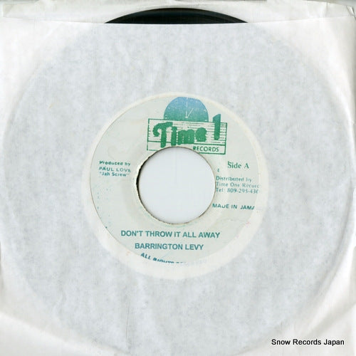 LEVY, BARRINGTON don't throw it all away DSRASIDE-2631 / 17940