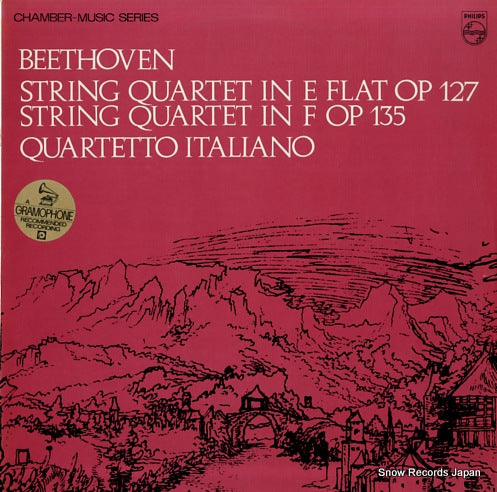 QUARTETTO ITALIANO beethoven; string quartet in e-flat op.127/ in f op.135 SAL3703
