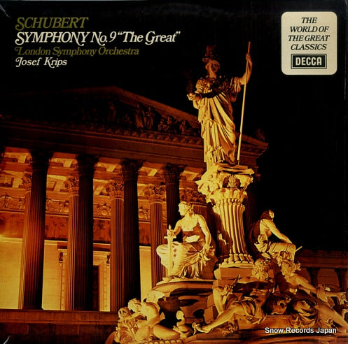 KRIPS, JOSEF schubert; symphony no.9 "the great" SPA467