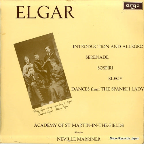 MARRINER, NEVILLE elgar; introduction and allegro RG573
