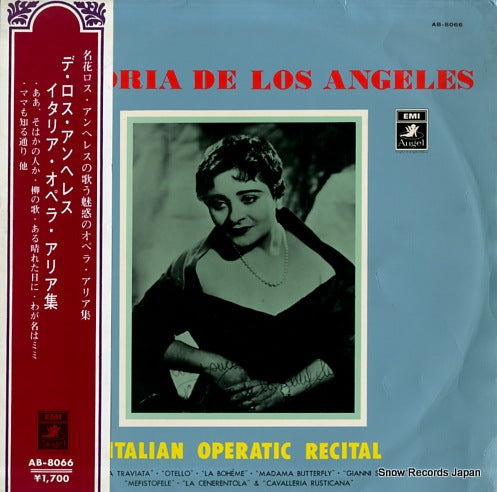 DE LOS ANGELES, VICTORIA italian operatic recital AB-8066