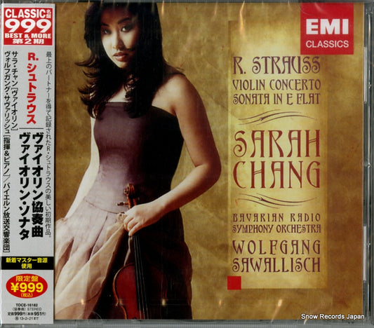CHANG, SARAH strauss; violin concerto & violin sonata TOCE-16182