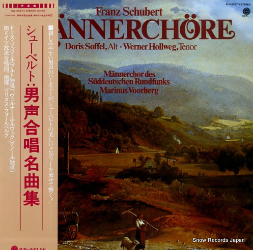 VOORBERG, MARINUS schubert; mannerchore KUX-3267-V