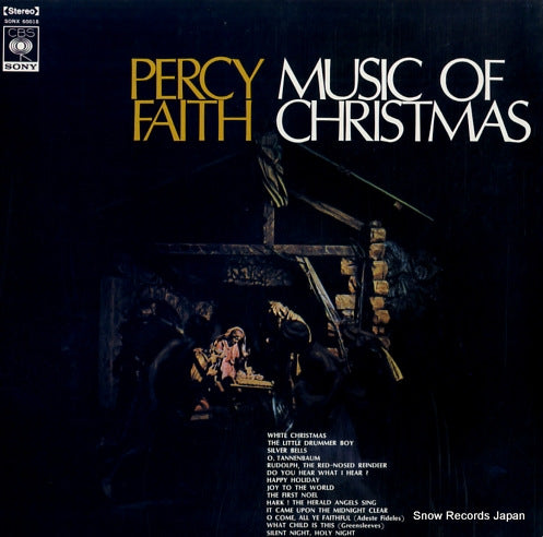 FAITH, PERCY percy faith music of christmas SONX60018