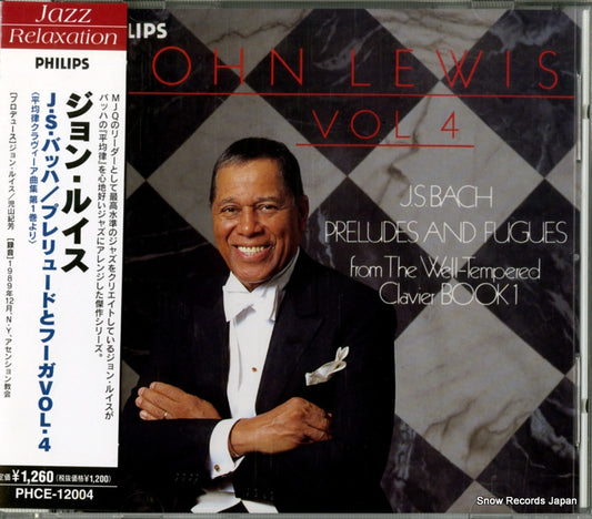 LEWIS, JOHN bach; preludes and fugues vol.4 PHCE-12004
