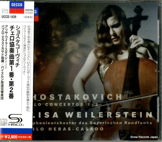 WEILERSTEIN, ALISA shostakovich; cello concertos 1 & 2 UCCD-1439