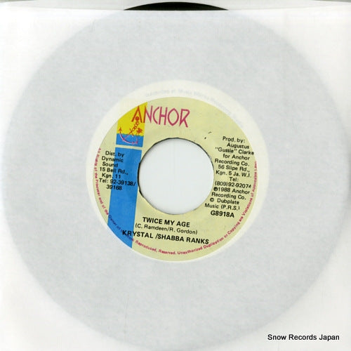 KRYSTAL / SHABBA RANKS twice my age G8918