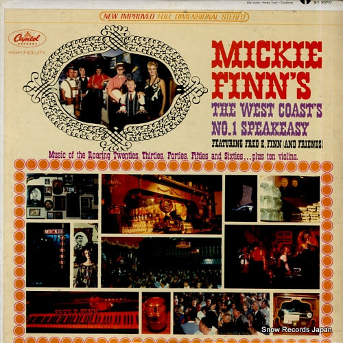 FINN, FRED E. mickie finn's the west coast's no.1 speakeasy ST2210