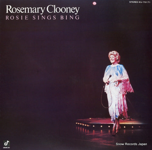CLOONEY, ROSEMARY rosie sings bing ICJ-70171