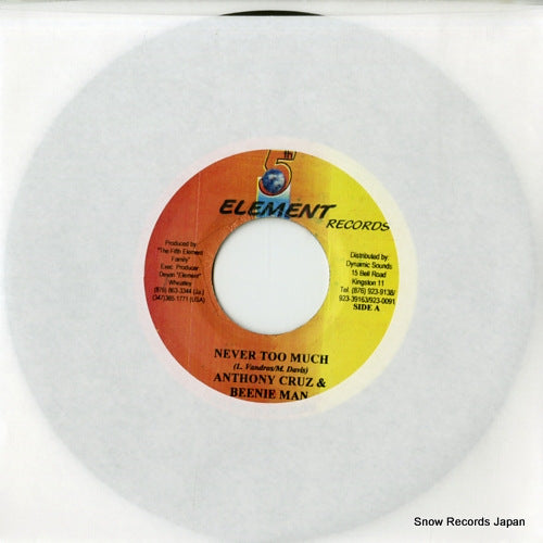 CRUZ, ANTHONY, AND BEENIE MAN never too much DSRASIDE2376